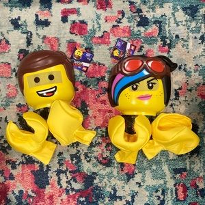 Emmet and Lucy- Lego Movie- Masks